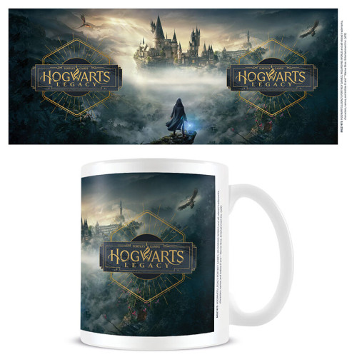 Taza hogwarts legacy portada blanca 315 ml pyramid internacional redstring MG27475