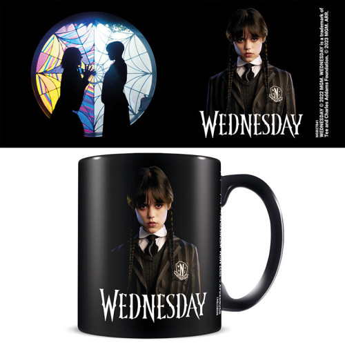 Taza negra friendship wednesday pyramid international redstring MGB27841
