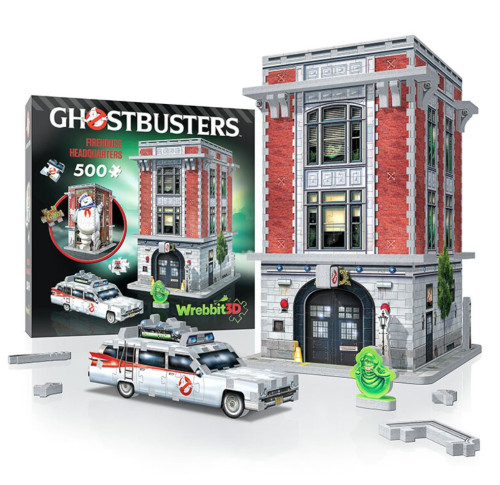 Puzzle 3D cuartel de los cazafantasmas 500 piezas wrebbit redstring W3D-1018