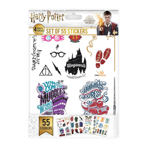 Juego de pegatinas harry potter varios cinereplicas redstring CR5200