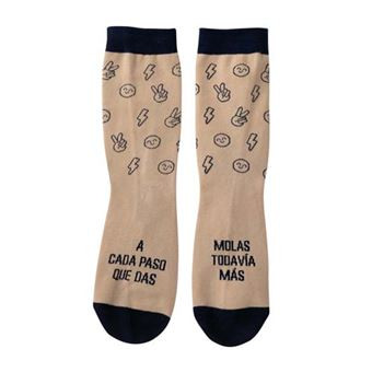 Calcetines talla única -a cada paso que das, molas todavía más mr.wonderful WOA11124ES