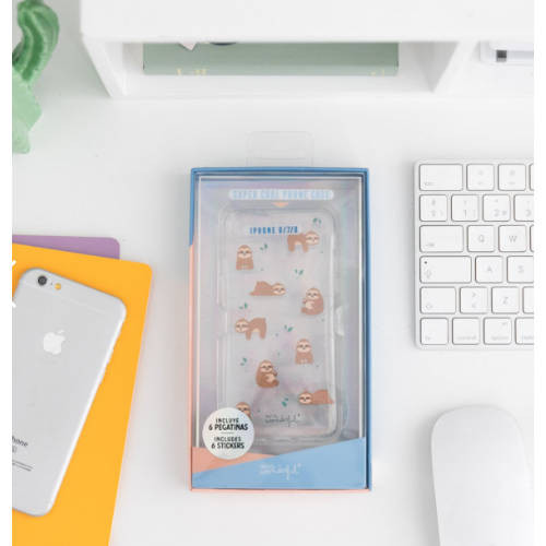Carcasa iphone 6/7/8 slow collection-case sloth mr. wonderful