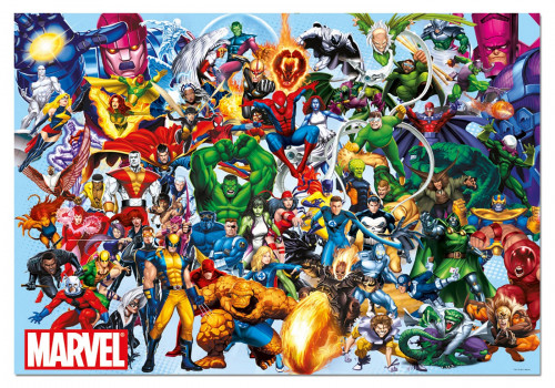 Puzzle 1000 piezas los héroes de marvel educa 15193