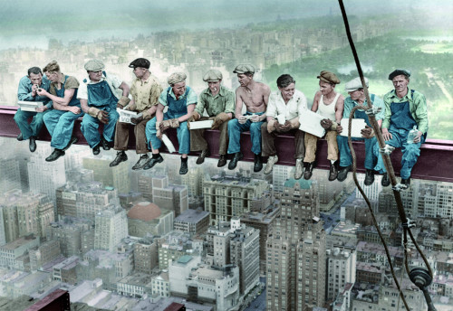 Puzzle 1500 piezas almuerzo en nueva york educa 16009