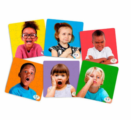 Set 6 puzzles emociones miniland 5005035270