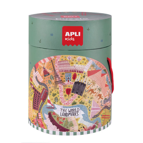 Puzzle circular monumentos 48U apli 19135