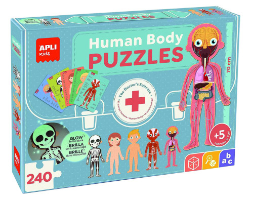 Puzzle educativo cuerpo humano apli 19438
