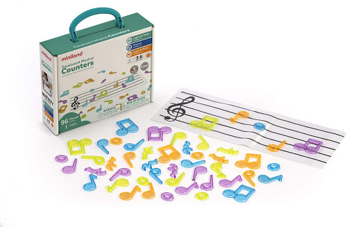 Translucent musical counters miniland 97901