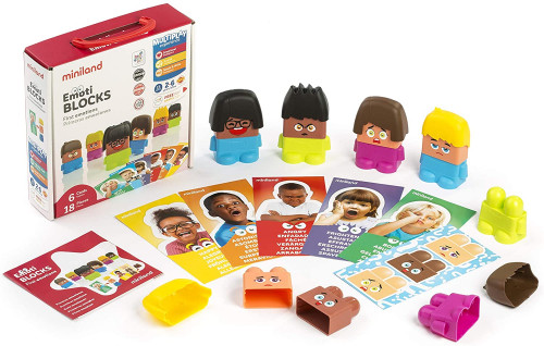 Juego emotiblocks 6 personajes miniland 32350