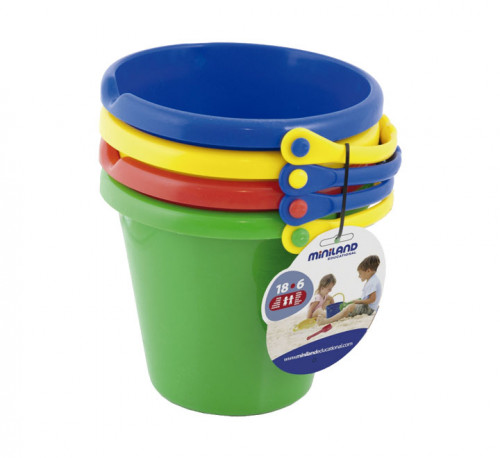 Juego cubo set 4 unidades miniland 29005