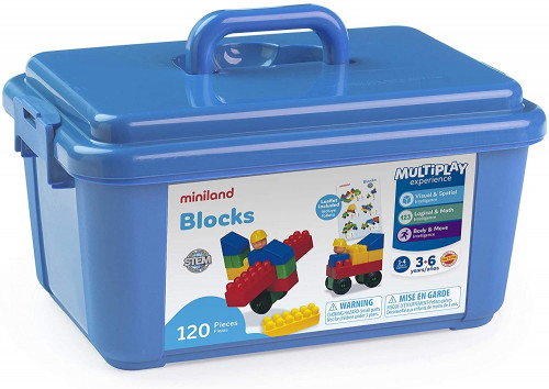 Juego super kim bloc 120 piezas miniland 32310