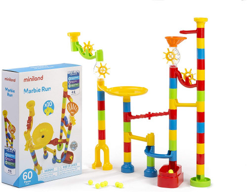 Marble run 60 pcs. miniland 94116