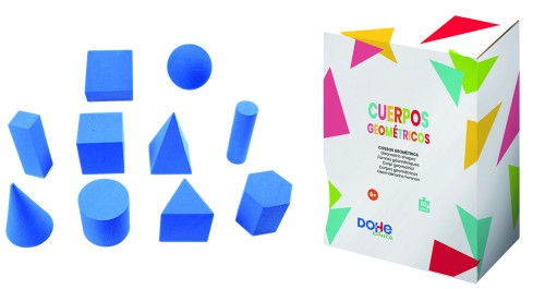 Caja cuerpos geométricos - a partir de 6 años dohe 1006