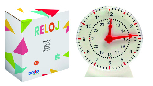 Caja reloj analógico - a partir de 6 años dohe 1022