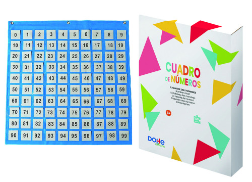 Caja cuadro de números - a partir de 6 años dohe 1019