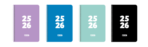 Agenda escolar 2025-2026 teens tapa plastico 4º semana vista enri 400195413