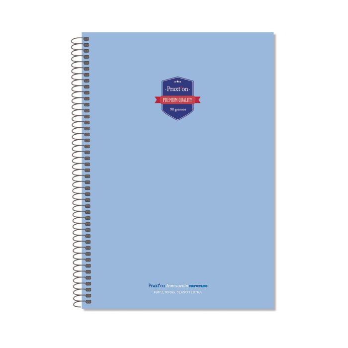 Bloc praxton polipropileno folio 90G 80H 4X4 turquesa