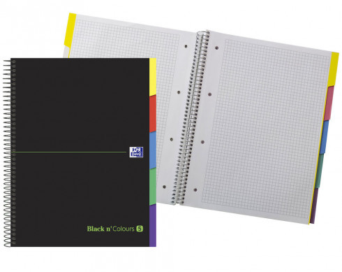 Oxford europeanbook 5 cuaderno y block A4+ 100 hojas negro, verde