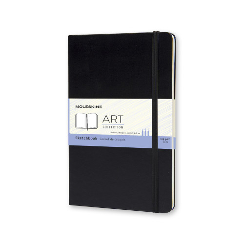 Cuaderno de bocetos negro m (11,5X18CM) moleskine ARTQP054 moleskine ARTQP054