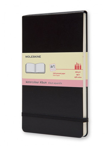 Album de acuarela negro l (13X21CM) moleskine ARTMM804