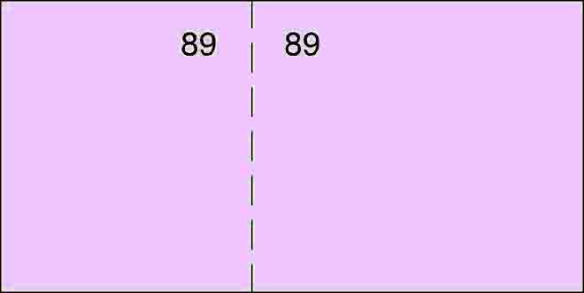 Talonario caja 1/6 del cuarto t-29 paquete rosa