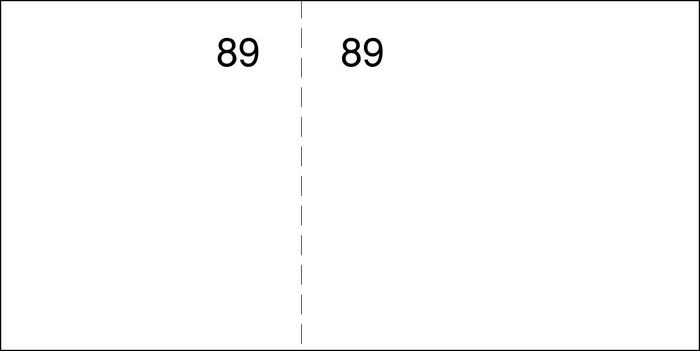 Talonario caja 1/6 del cuarto t-25 blanco