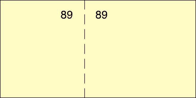 Talonario caja 1/3 del cuarto t-59 numerado amarillo