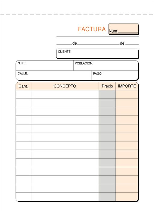Talonario facturas 8º t-46/s natural sin iva
