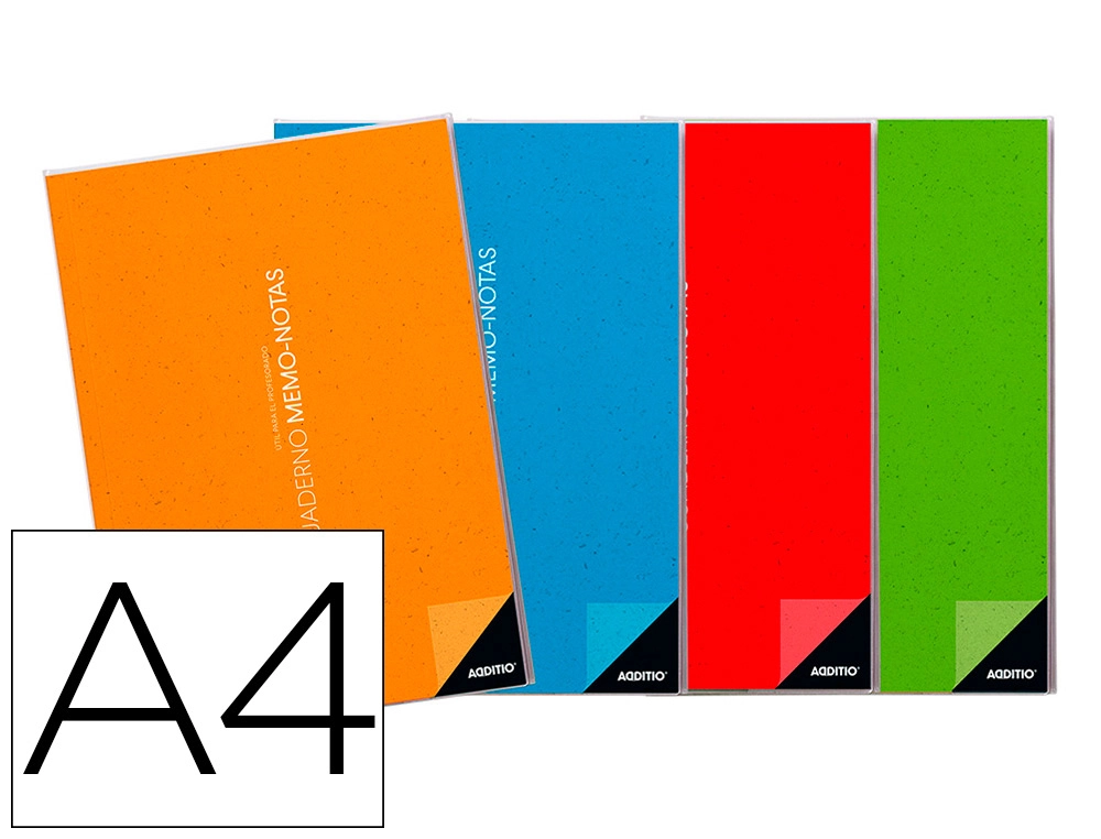 Cuaderno memo-notas additio A4 evaluacion continua mas planificacion semanal del curso
