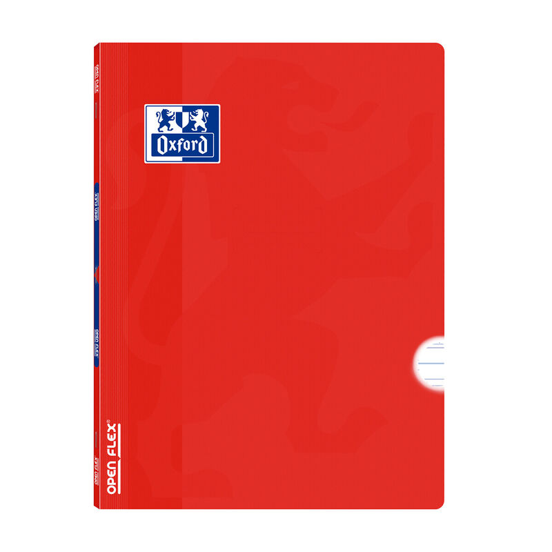Libreta grap. openflex A4 48H 90G p.3, 5 tp rojo