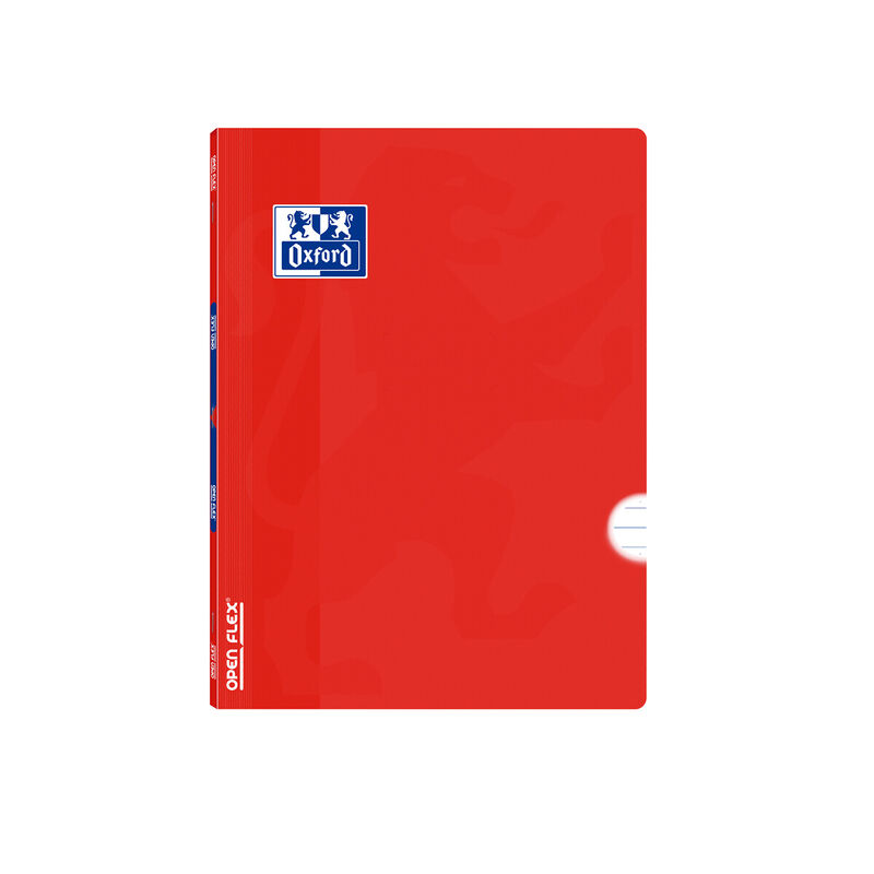 Libreta grap. openflex A5+ 48H 90G 1LIN tp rojo