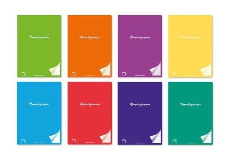 Libreta flexipac A4 48H cuadro 6X6 90GR surtido