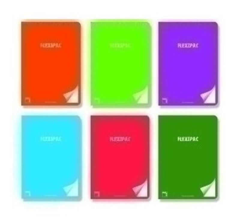 Libreta flexipac A4 48H cuadro 8X8 90GR surtido