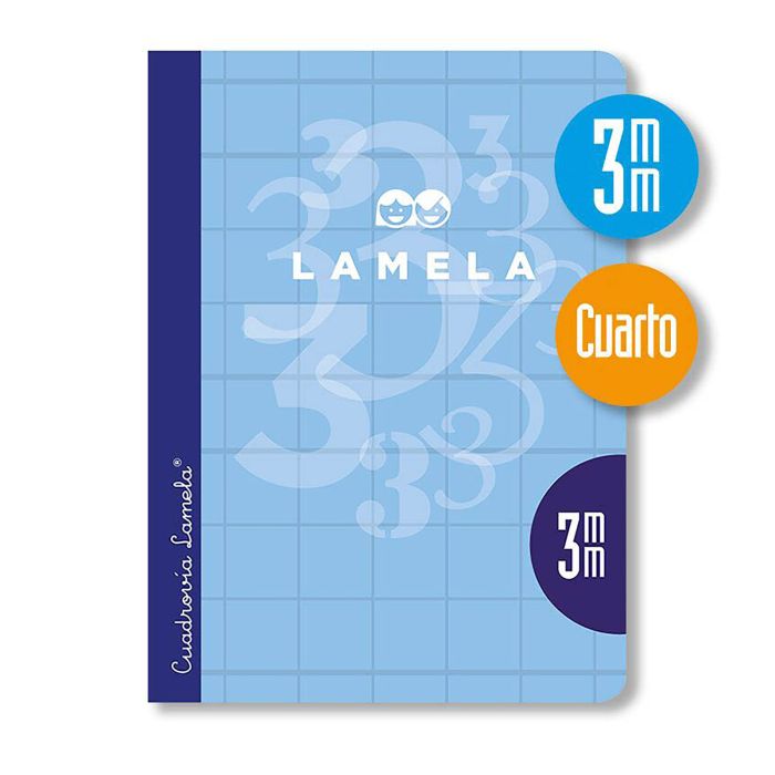 Libreta grapas lamela A5 70G 50H 3MM surtida