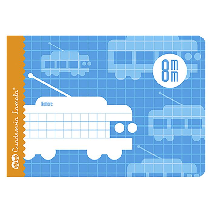 Libreta grapas lamela apaisada A5 70G 16H 8MM