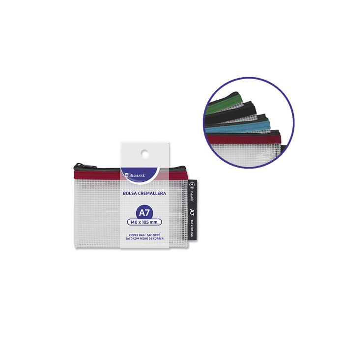 Bolsa zipper bismark eva A7 surtido