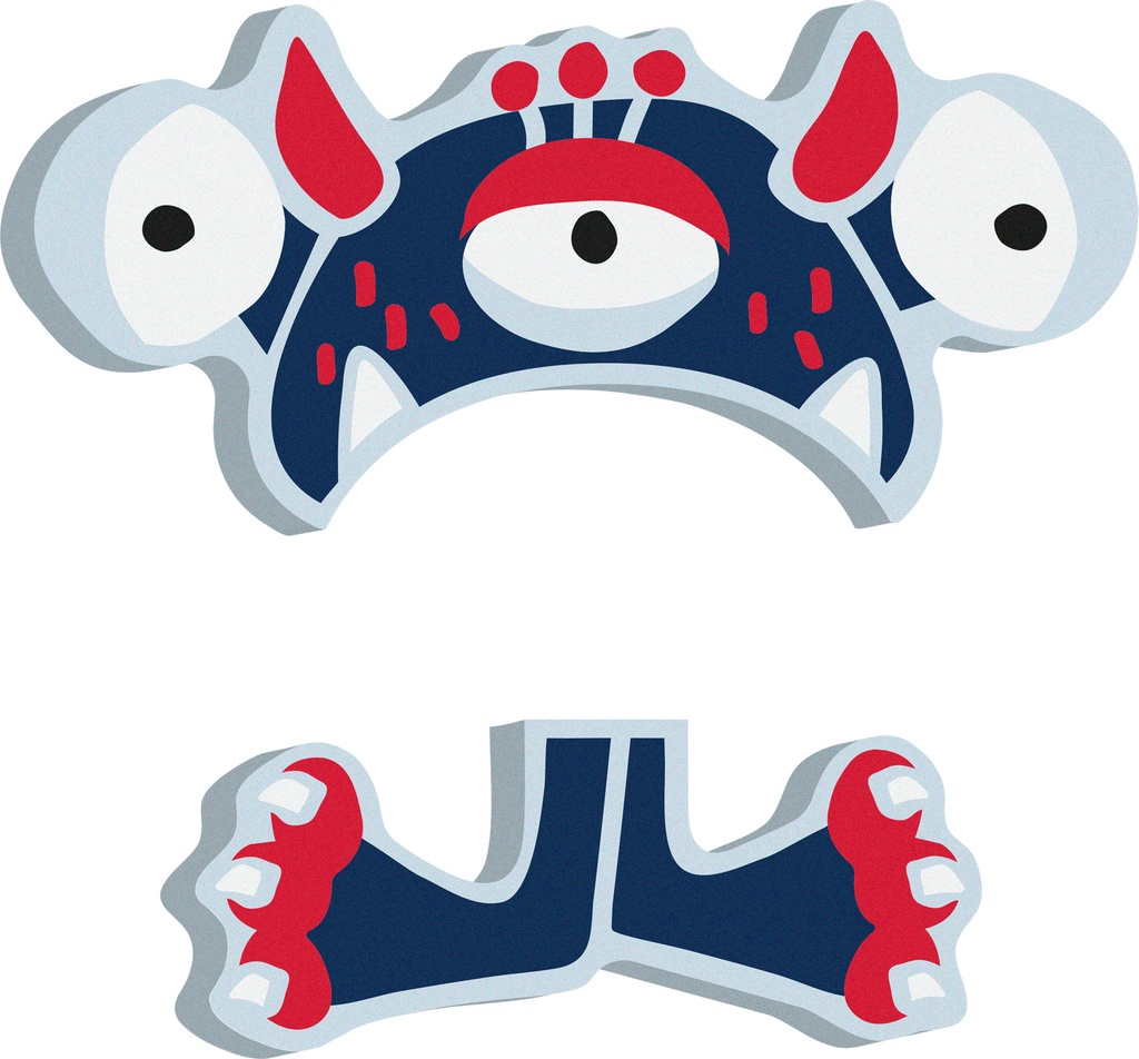 Abc letras monstruo al