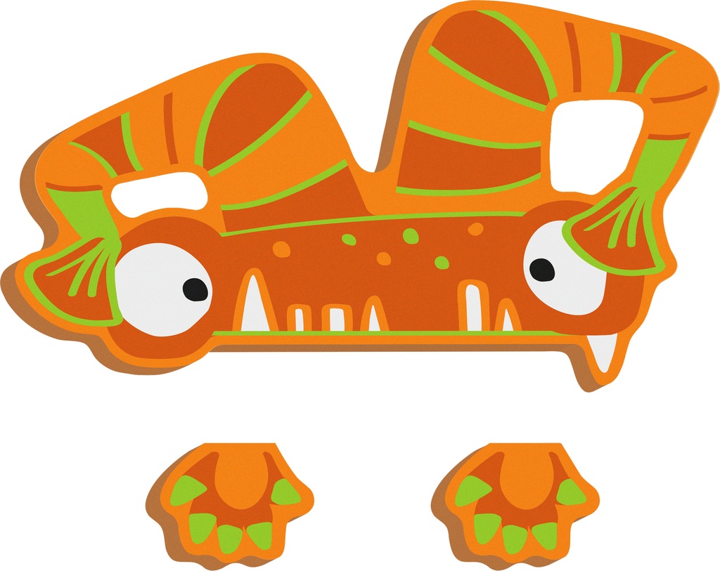 Abc letras monstruo woody