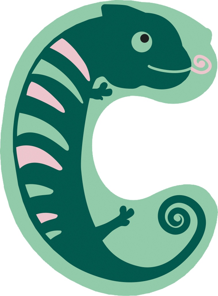 Letras de madera para la habitación infantil c