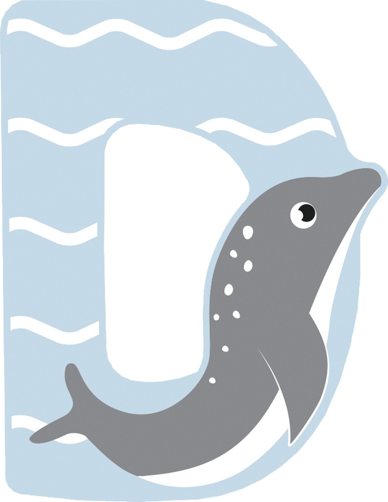 Letras de madera para la habitación infantil d