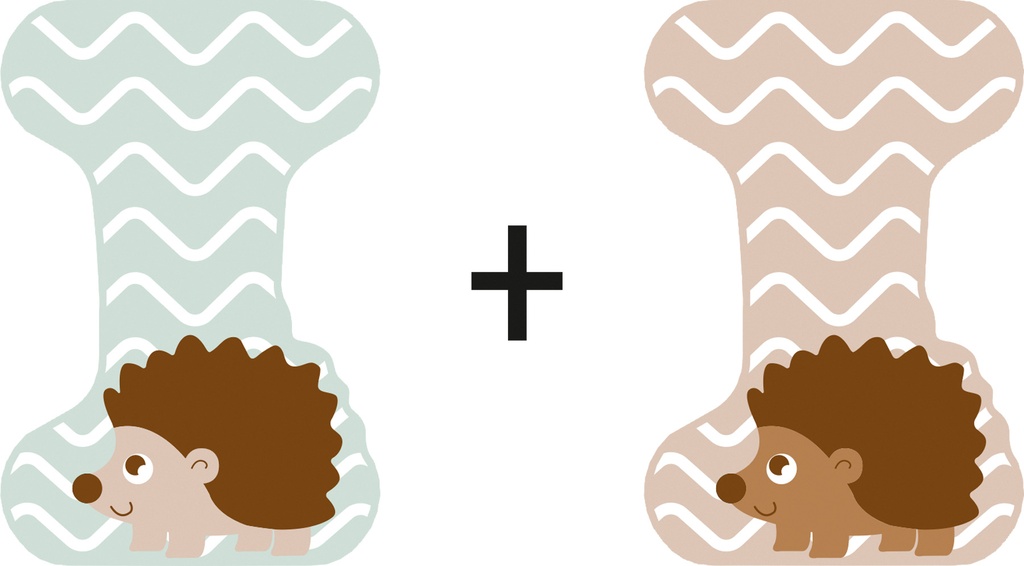 Letras de madera para la habitación infantil i