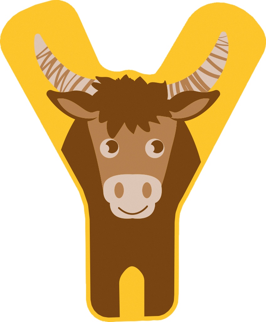 Letras de madera para la habitación infantil y