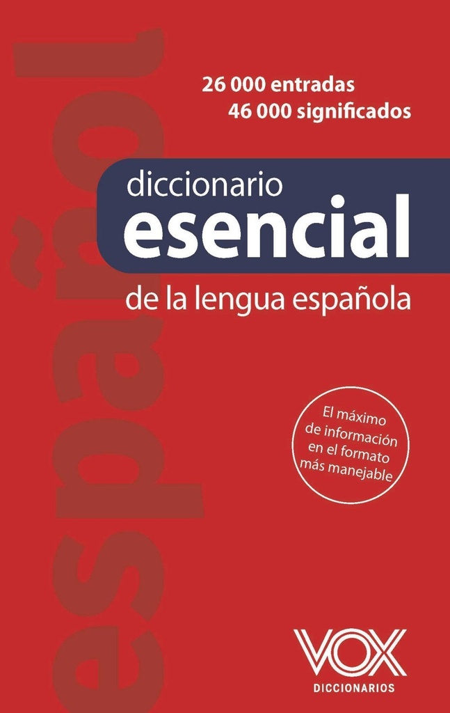 Diccionario esencial de la lengua española