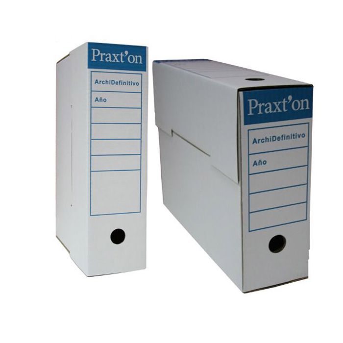 Caja archivador praxton definitivo folio caja 10UD