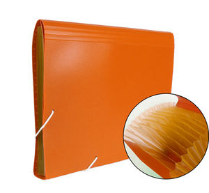 Carpeta clasificadora fuelle A4 13DPTO naranja