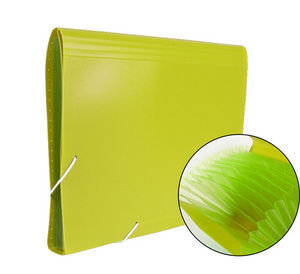 Carpeta clasificadora fuelle A4 13DPTO verde oscuro