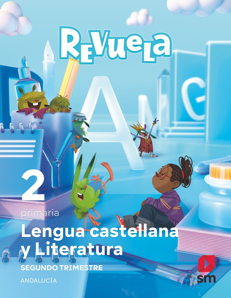 Lengua Castellana y Literatura. 2 Primaria. Trimestres. Revuela. Andalucía