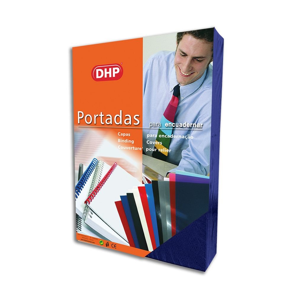 PORTADA GOFRADA PIEL Nº 8 1000 GR A4 7 AZUL OSCURO