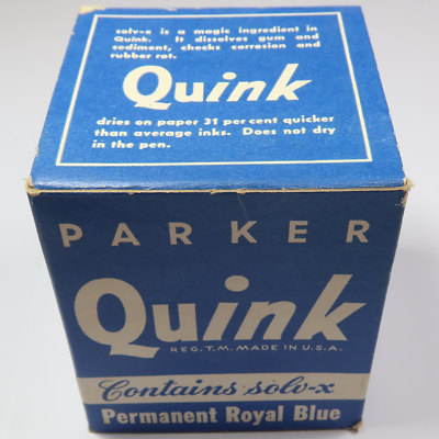 TINTERO QUINK FRASCO 57ML PARKER AZUL
