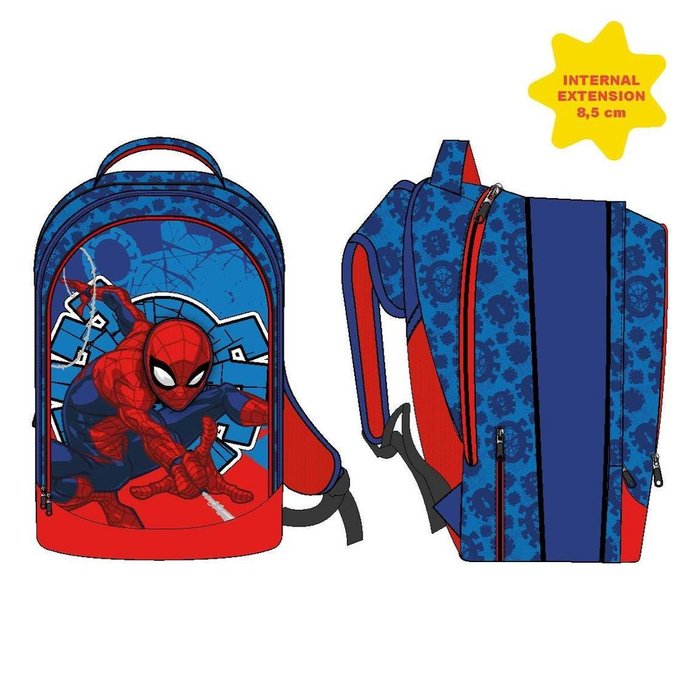 Mochila escolar mediana 41 cm spiderman